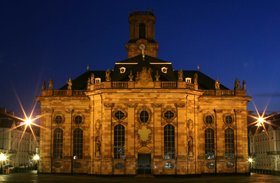 Ludwigskirche, Nacht, Stativ, Canon
